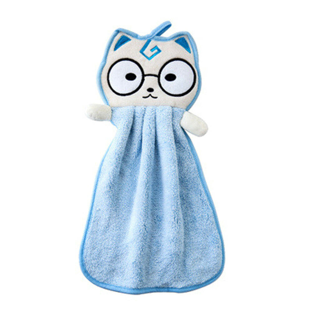 Cute Kitty Hanging Hand Towels – Soft, Absorbent & Fun
