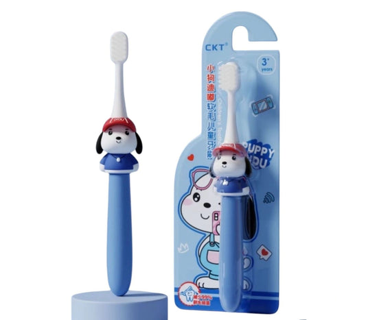 ZQBIEE Cartoon Character Soft Bristles Manual Toothbrush For Kids 3-12 Years