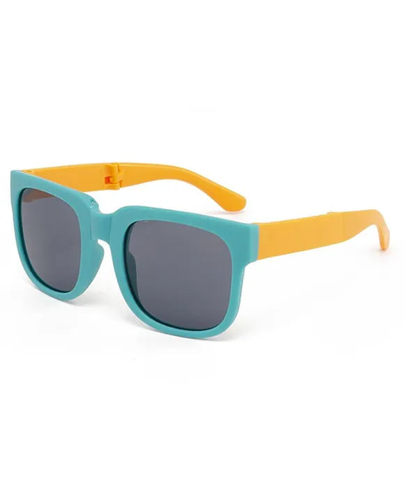 ZQBIEE Foldable Kids Sunglass with Round Case and New Pocket Sunglass for Kids