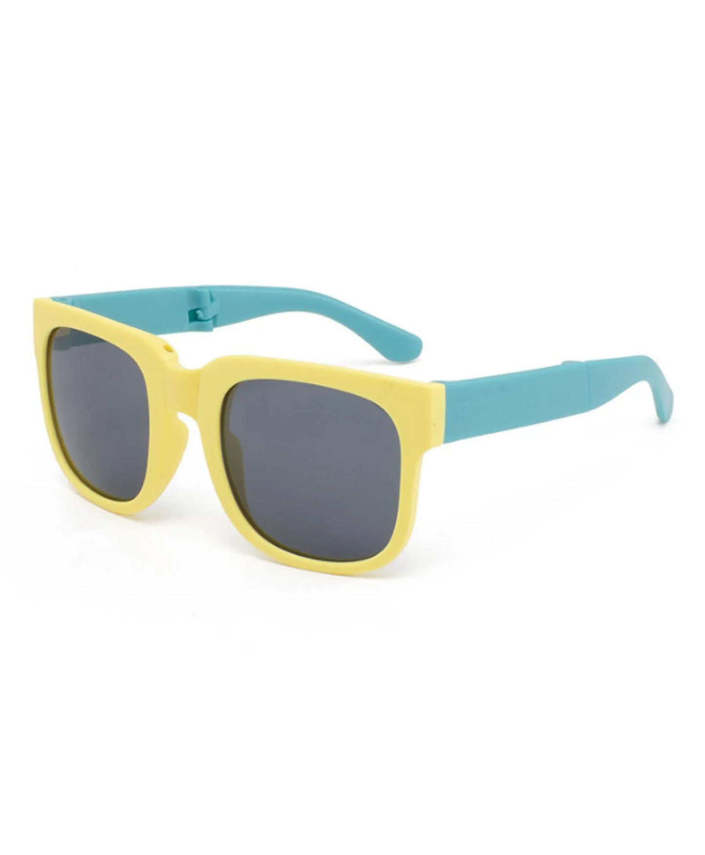 ZQBIEE Foldable Kids Sunglass with Round Case and New Pocket Sunglass for Kids