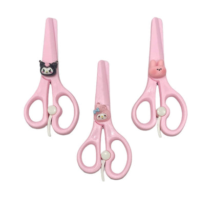 ZQBIEE Plastic Scissors for Kids (Pack of 3)