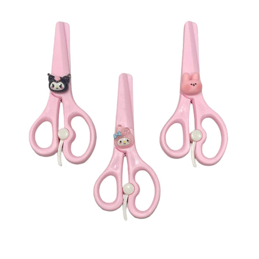 ZQBIEE Plastic Scissors for Kids (Pack of 3)