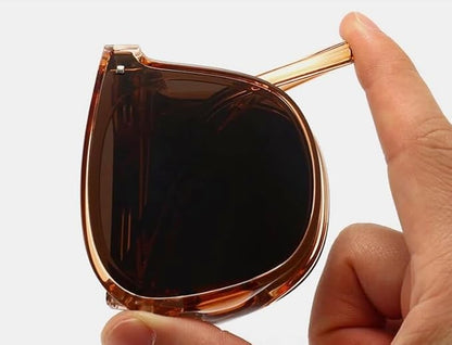 ZQBIEE Foldable Sunglasses with UV Protection Men & Women Sunglasses with Cover