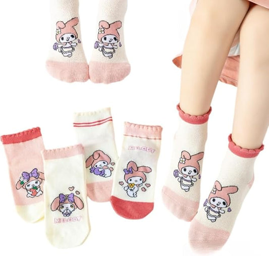 ZQBIEE Baby Boy’s & Girl’s Cotton Printed Ankle-Length All-Weather Kids socks