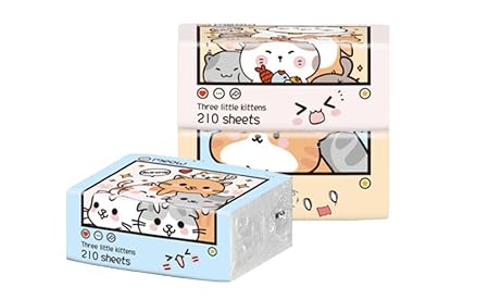 ZQBIEE Little Kittens Tissue Pack (Pack of 3)