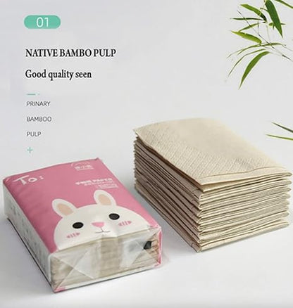 ZQBIEE Tissue Papers (3 Ply, 8 Pulls Per Pack) | Pack of 20 Brown