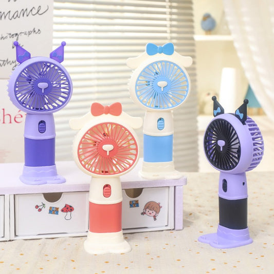 ZQBIEE Compact Rechargeable Mini Desk & Handheld Fan USB Charge