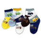 ZQBIEE Baby Boy’s & Girl’s Cotton Printed Ankle-Length All-Weather Kids socks (Pack of 5)