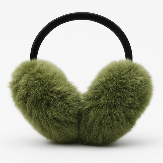 ZQBIEE Cozy Olive Green Earmuffs