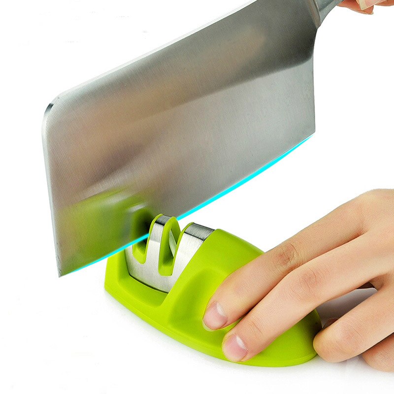 ZQBIEE 2-Stage Knife Sharpener – Coarse & Fine Sharpening Slots