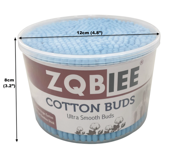 ZQBIEE Cotton Buds Ultra Smooth Buds