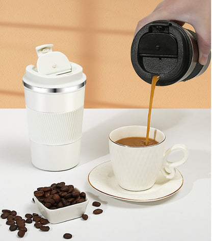 Red Hot Kiss Bamboo Travel Coffee Mug