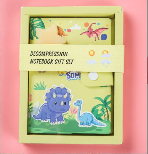Decompression Dinosaur Notebook Gift Set