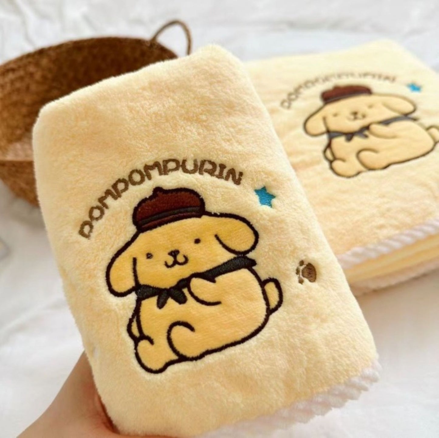 ZQBIEE Pompompurin Towel –Soft, Cute & Perfect for Kids