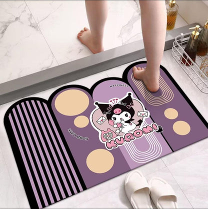 ZQBIEE Doormat Non-Slip Rubber Bathroom Mat – Anti-Skid KRM