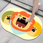 ZQBIEE Doormat Non-Slip Rubber Bathroom Mat – Anti-Skid -Lion