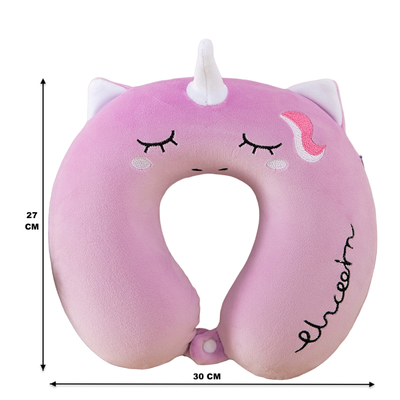 ZQBIEE Magical Unicorn Travel Neck Pillow